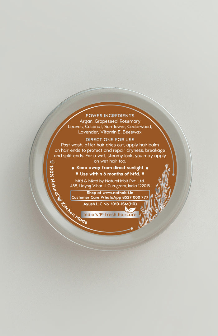 Argan Grapeseed Post-Wash Hair Balm 25ml