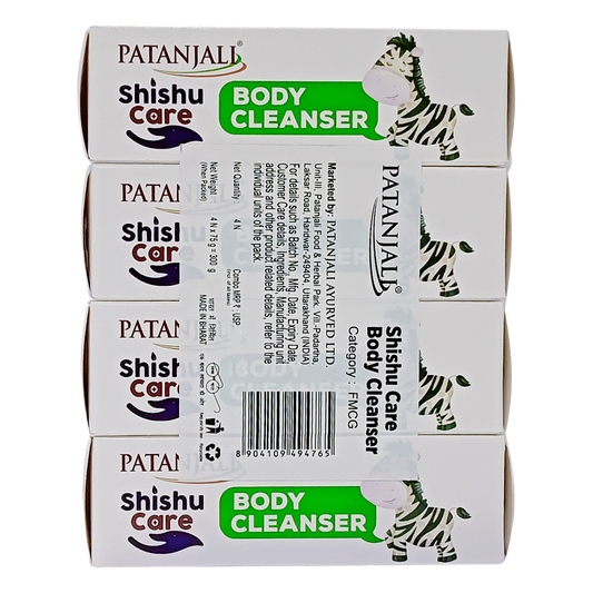 Shishu Care Body Cleanser 75g (Pack of 4)