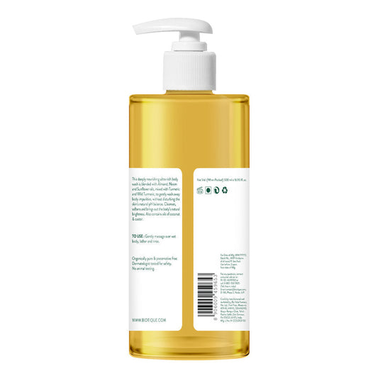 【Biotique】 ALMOND OIL Ultra Rich Body Wash|アーモンドオイル ウルトラリッチ ボディウォッシュ|500ML