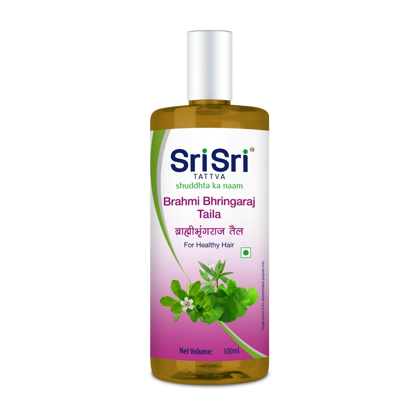 【Sri Sri Tattva】 Brahmi Bhringaraj Hair Oil (Anti-Graying)| ブラフミー・ブリンガラージ ヘアオイル(白髪予防)| 100ml