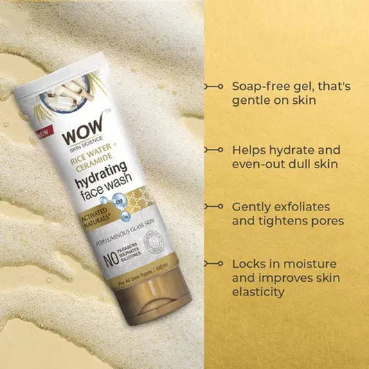 Rice Water & Ceramide Face Wash Deep Hydration Boost 100ml