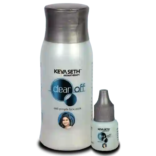 Clear Off Anti Pimple Face Pack with Herbs Extract-pH Balances, Makes Skin Smooth, Clear and Free of Spots and Marks 50g