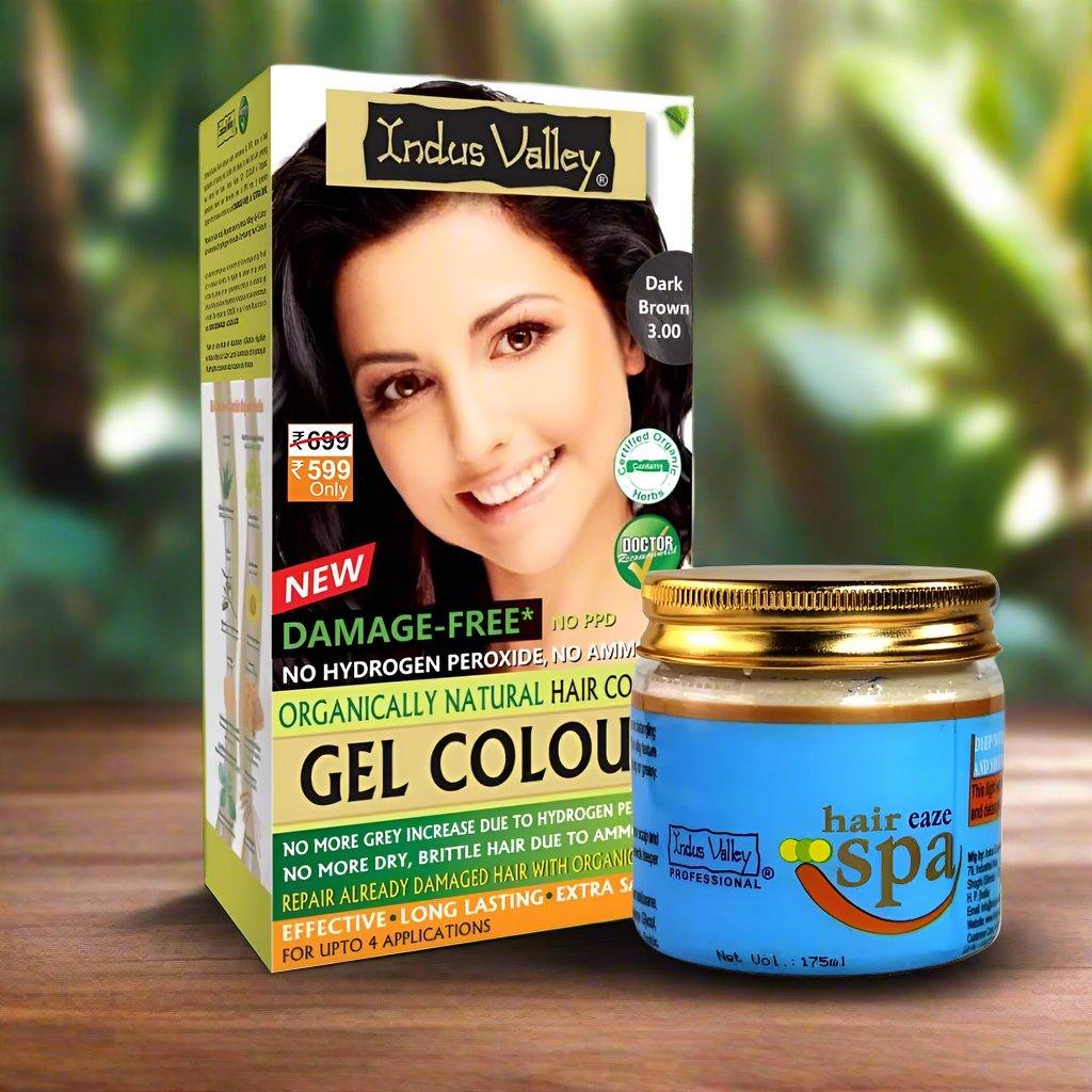 Damage Free Gel Colour and Hair Eaze Spa Combo - 395 gm 395 g