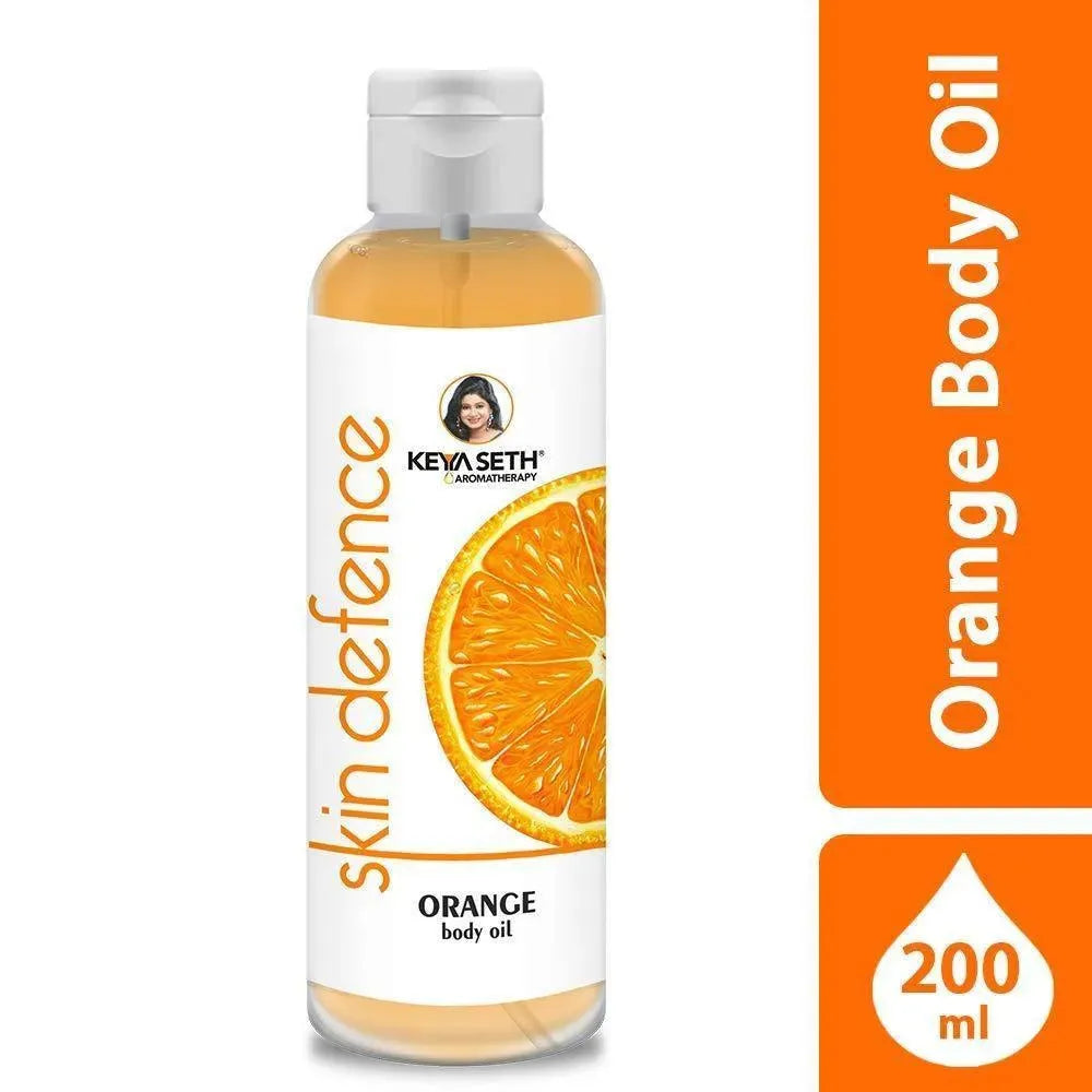 Complete Body Care Combo Enriched with Vitamin C, Orange Body Wash 200ml + Skin Defence Orange Body Oil 200ml + Orange Face & Body Moisturizer 200ml 600ml