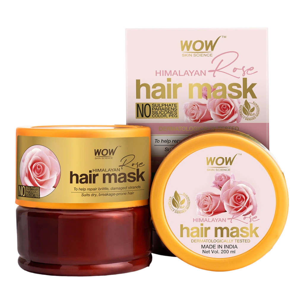 【WOW Skin Science】 Himalayan Rose Hair Mask Enhance Volume and Revitalize Hair|ヒマラヤンローズ ヘアマスク|200ml