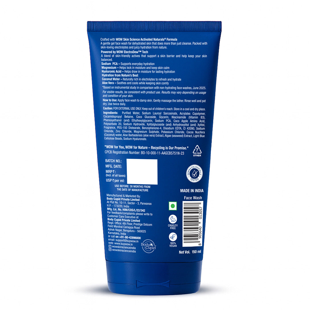 Hydrocharge Electrolyte Face Wash 150ml 150ml