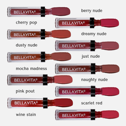 【Bella Vita】 The Perfect Kiss Matte Liquid Trio|パーフェクトキス マット リキッドリップスティック 3本セット