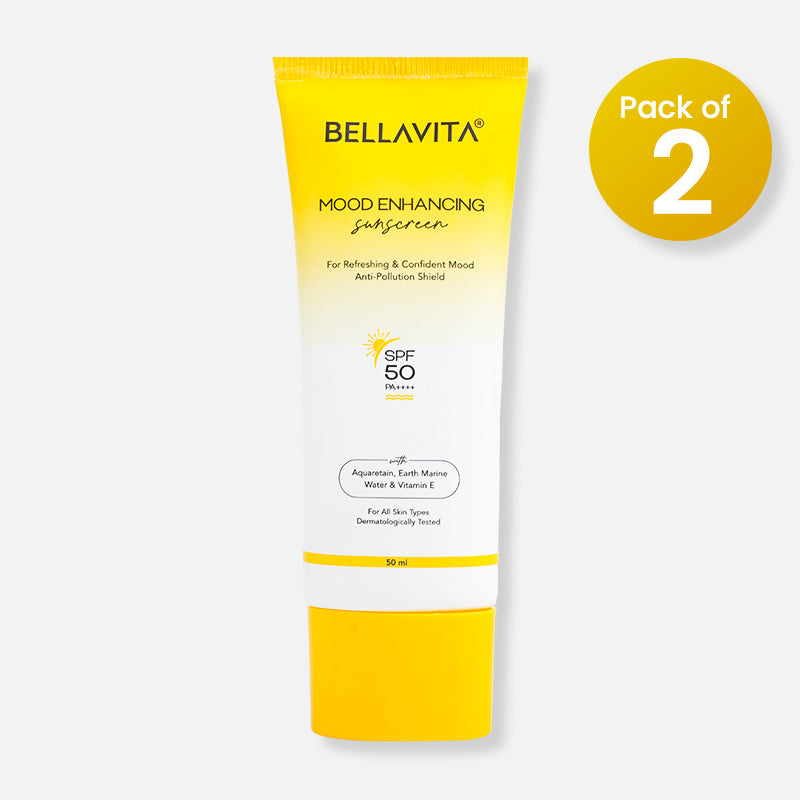 Mood Enhancing Sunscreen SPF 50 PA++++ - 2 x 50ml 50ml