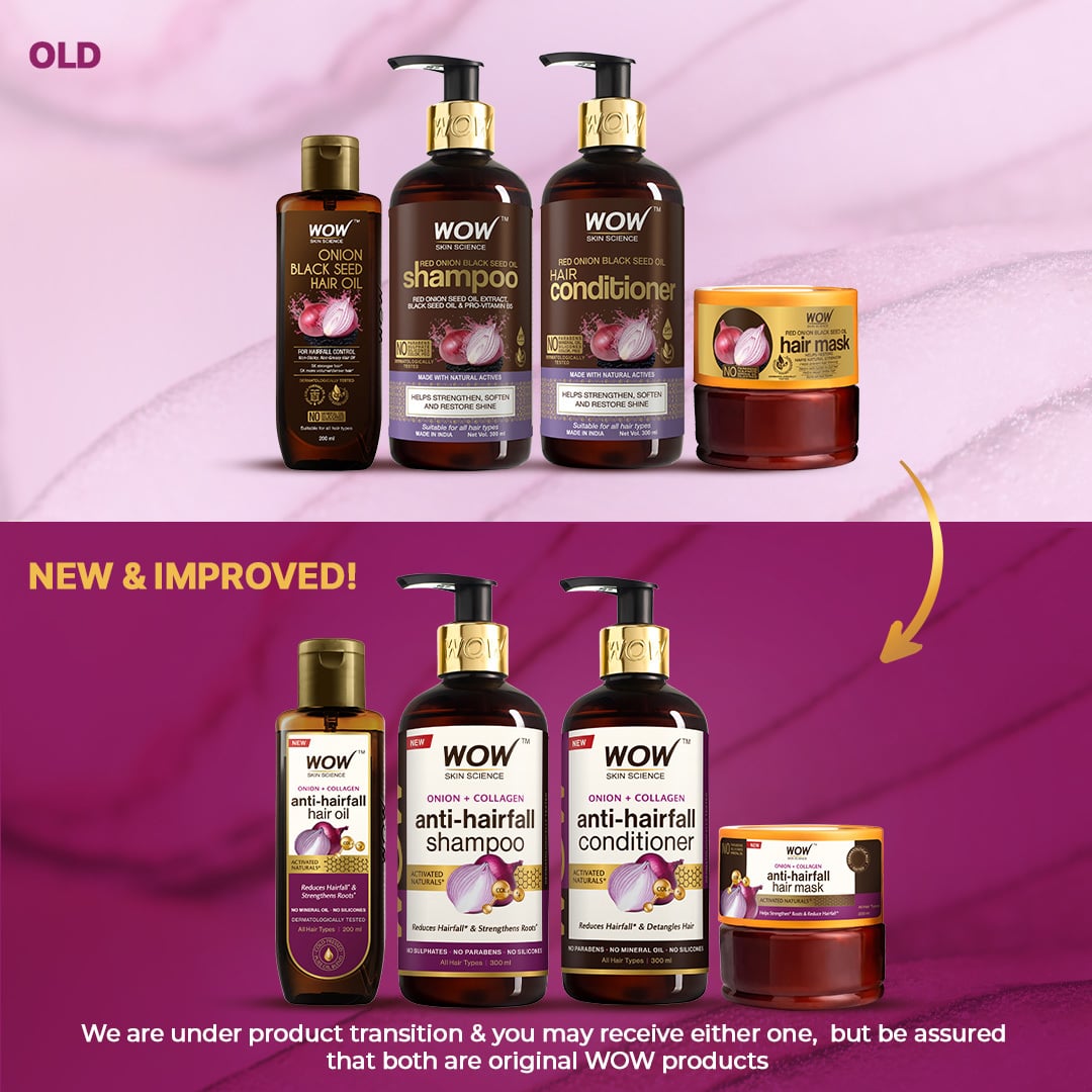 Onion Hair Fall Control Spa Kit Fortifying 4-Step Treatment 1000ml