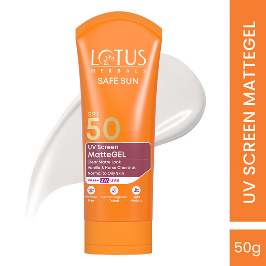 Safe Sun UV Screen MatteGEL Sunscreen SPF 50 PA+++ 50 g