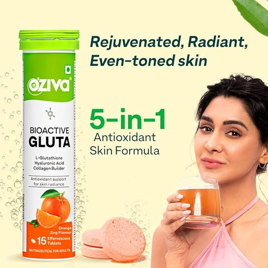 Gluta Fizzy Orange Zing 10 Tablets 10 Tablets
