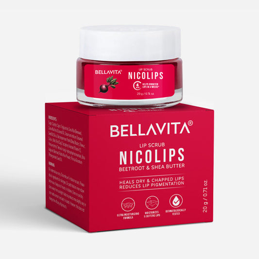 【Bella Vita】 Nicolips Lip Brightening Scrub - 20g|ニコリップス リップブライトニングスクラブ|20g