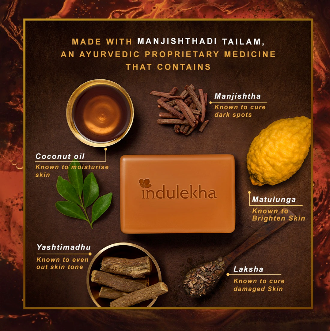 Indulekha Soap 100gm (Pack of 3)