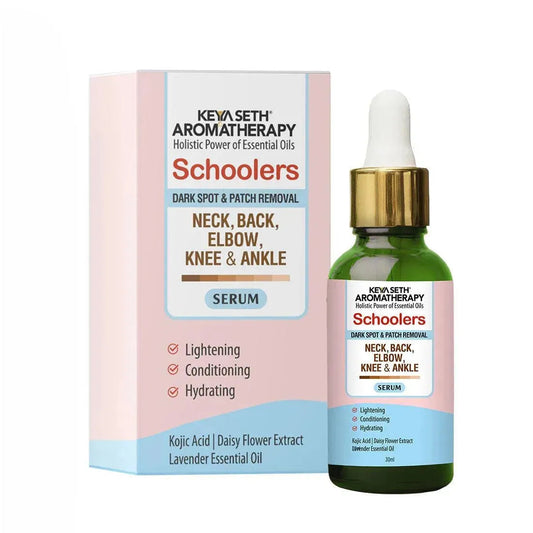 Schoolers Dark Spot & Patch Removal Serum for Neck, Back, Elbow, Knee, Ankle Lightening, Conditioning, Hydrating with Kojic Acid, Lavender Oil 30g
