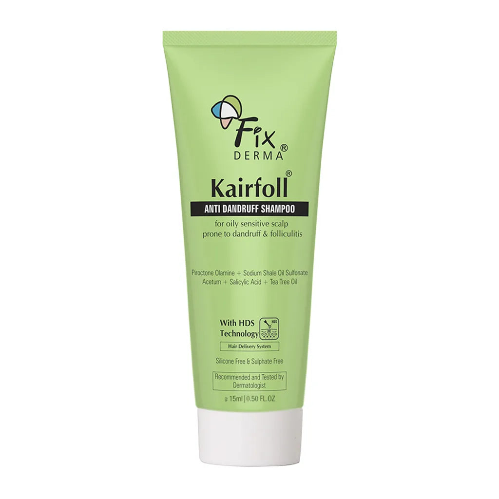 【Fixderma】 Kairfoll Anti Dandruff Shampoo 15ml Sample|ケアフォール フケケア シャンプー|15ml