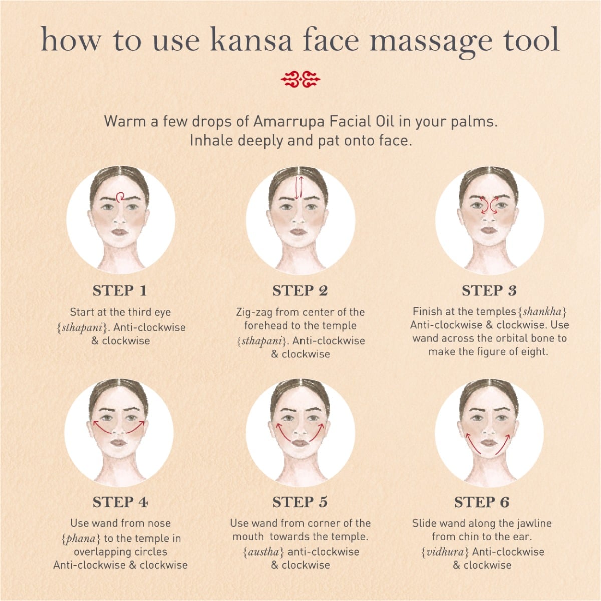 Kansa Wand | Ayurvedic Face Massage Tool 1pc