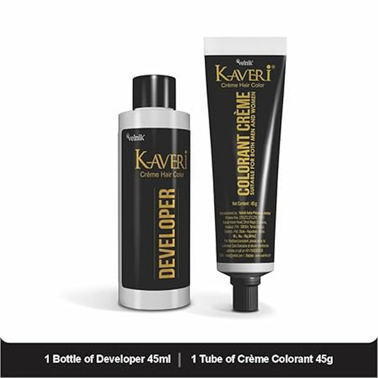 Kaveri Creme Hair Color – Organic Hair Colour With Grey Coverage – Pack Of 3 Pack of 2 Flame Red