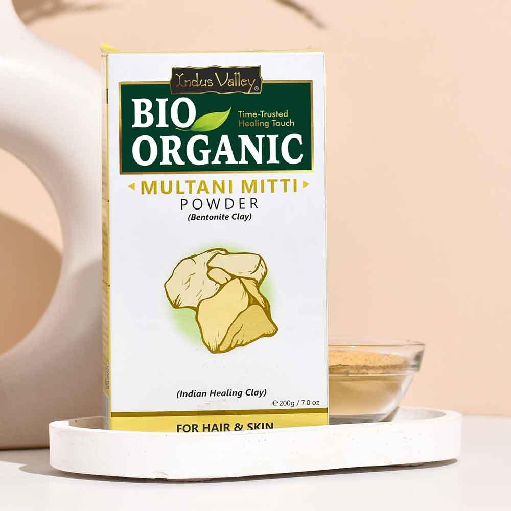 Bio Organic Multani Mitti Powder for Hair and Face Pack 350g