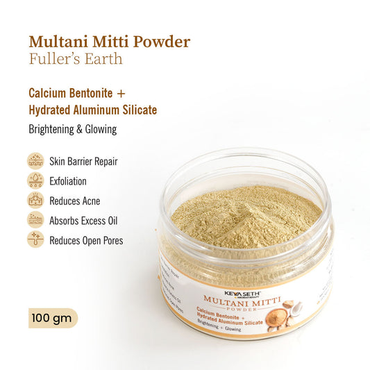 Multani Mitti Face Pack & Green Coconut Toner Combo | Brightening, Hydrating, Soothing, For Combination & Dry Skin, Antioxidants & Intense Moisture 300ml
