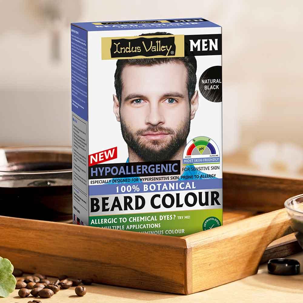 Hypo Allergic 100% Botanical Beard Colour - (100g + 15ml) 100g