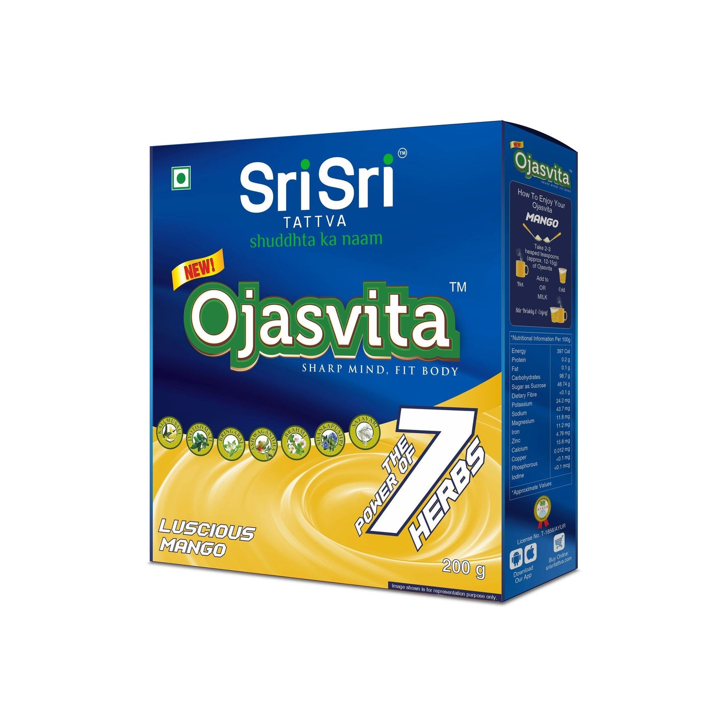 Mango Ojasvita - Sharp Mind & Fit Body, 200 g 200g