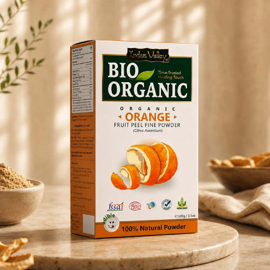 【Indus Valley】 Bio Organic Orange Fruit Peel Powder|ビオ オーガニック オレンジ フルーツピールパウダー|100g