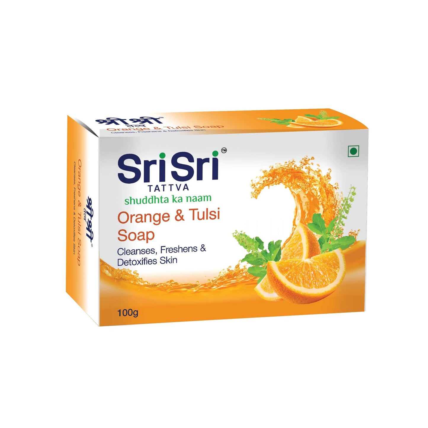 【Sri Sri Tattva】 Orange & Tulsi Soap| オレンジ&トゥルシー ソープ| 100g