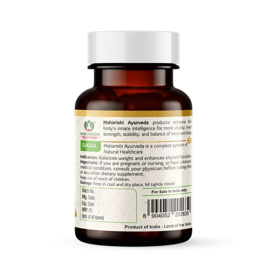 Organic Guggul - 60 Tablets Pack Each
