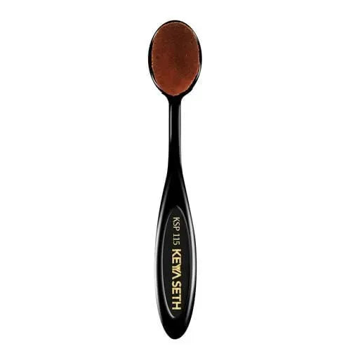 Oval Foundation Brush Super Densely Soft, Rounded Ultra-Fine Fibers for Streak-Free, Flawless Coverage & Even Application (KSP-115) 200g