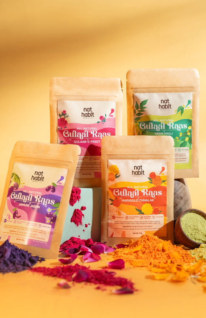 Rang Bahaar Gulaal Raas コンボパック4点 (50g x 4)