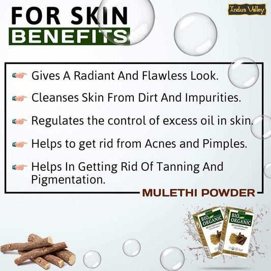 Bio-Organic Mulethi & Multani Mitti Powder Combo Pack (300g) 300g