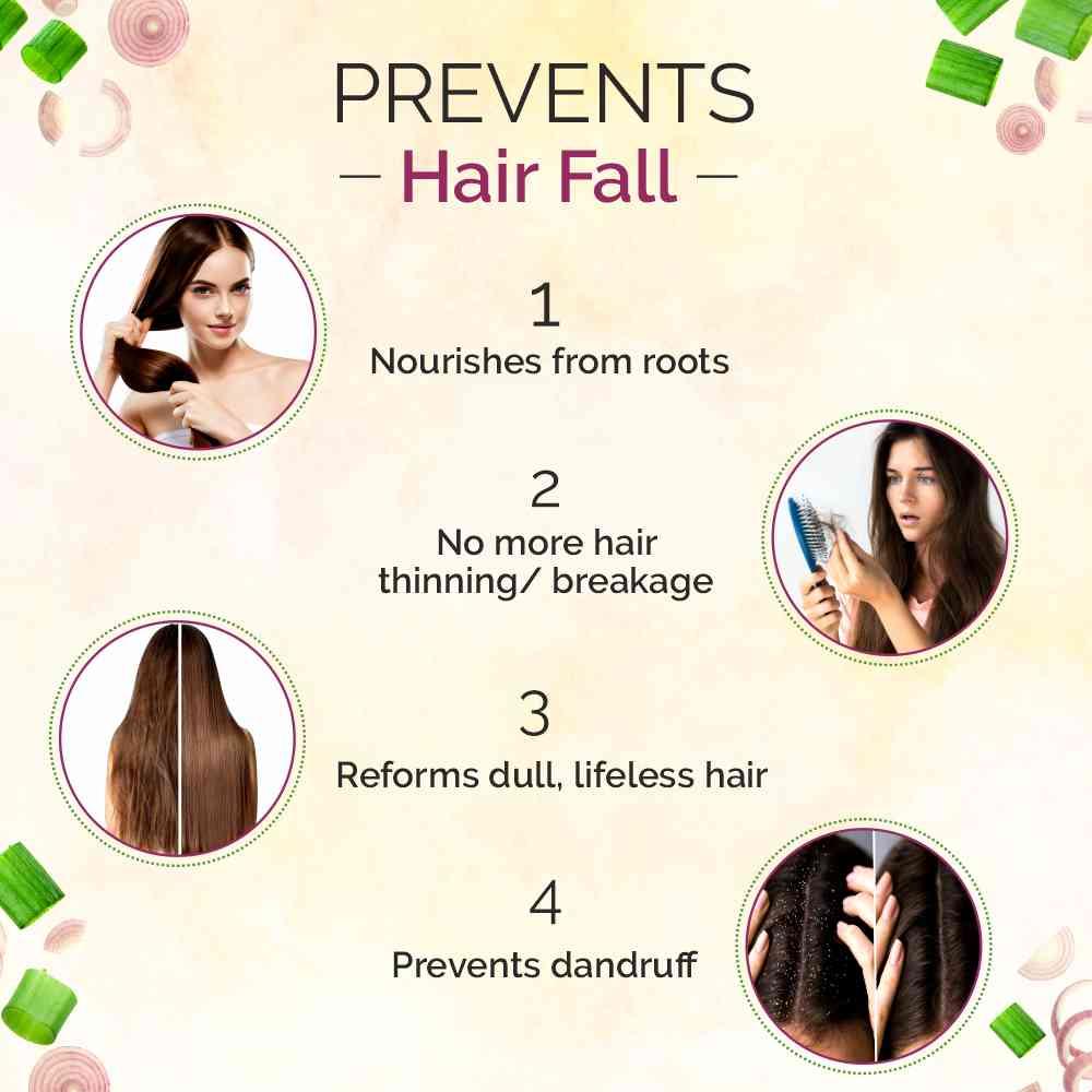 Onion Hair Fall Control Oil - 200ml 200ml