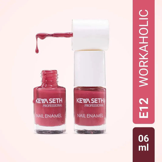 Workaholic Long Wear Nail Enamel Enriched with Vitamin E & Argan oil 100g