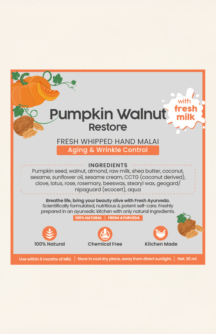 Pumpkin Walnut Hand Malai 30ml