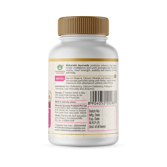 Raktda - Ayurvedic Iron Supplement