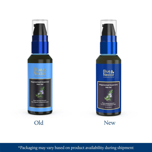 Rosemary Hair Gel for Curly, Dry & Frizzy Hair with Plant Based Keratin (12 Herbs, 50ml) 50ml