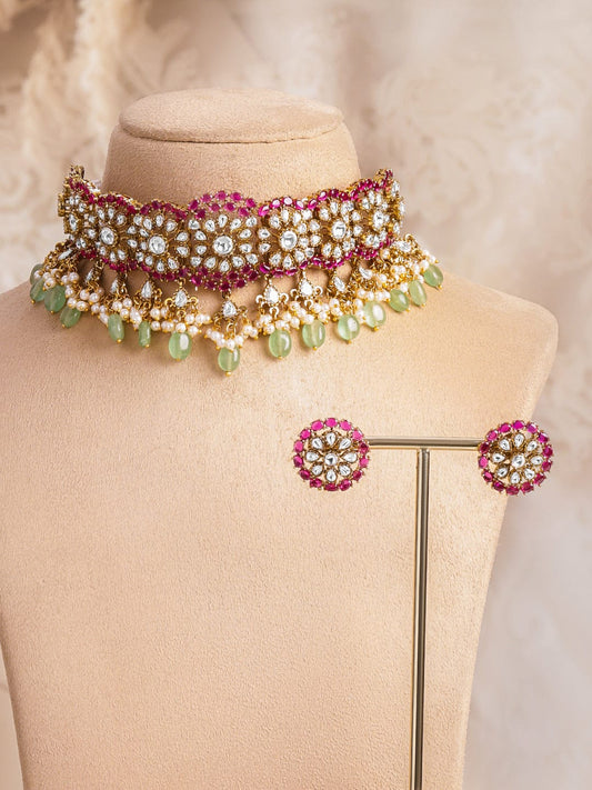 Rose & Mint Shine Necklace Set フリーサイズ