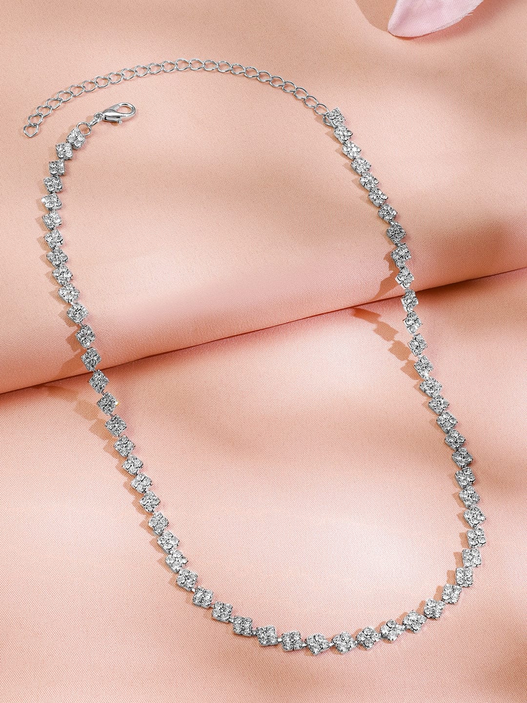 American Diamond Zirconia Necklace フリーサイズ