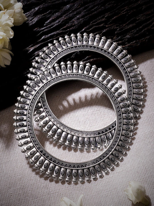 Pair of Oxidised Bangles 2.4 - Small