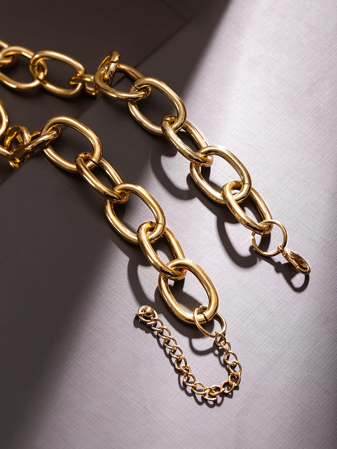 【Rubans】 Red Heart Pendant Chunky Chain Necklace|レッドハート ペンダント チャンキーチェーン ネックレス