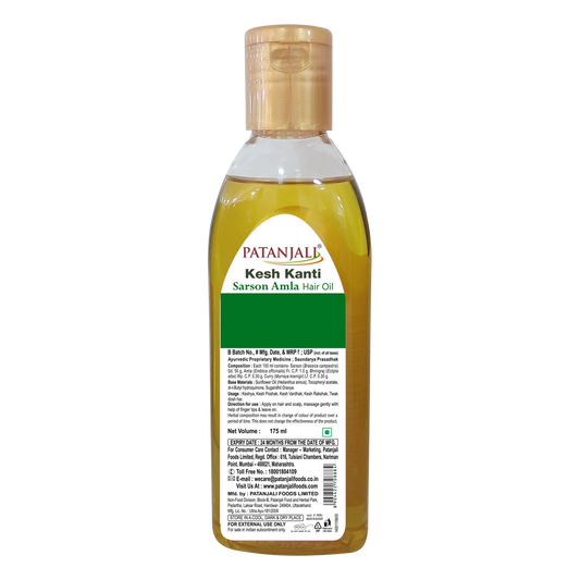 Patanjali Kesh Kanti Sarson Amla Hair Oil