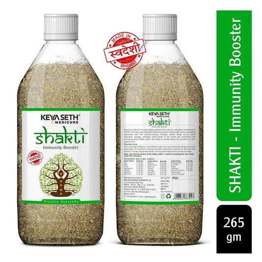 Shakti - Ayush Kadha Powder for Immunity Enriched with 18 Ayurvedic Herbs & Tea-Immunity Boosters for Adults & Kids - Instant Relief from Cold & Cough 265g