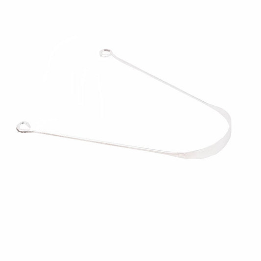 Silver Tongue Cleaner for Effective Bacteria & Plaque Removal