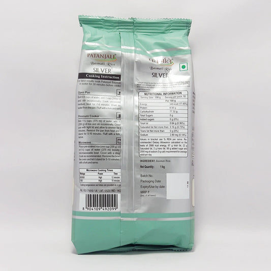 Patanjali Basmati Rice Silver (1 kg)