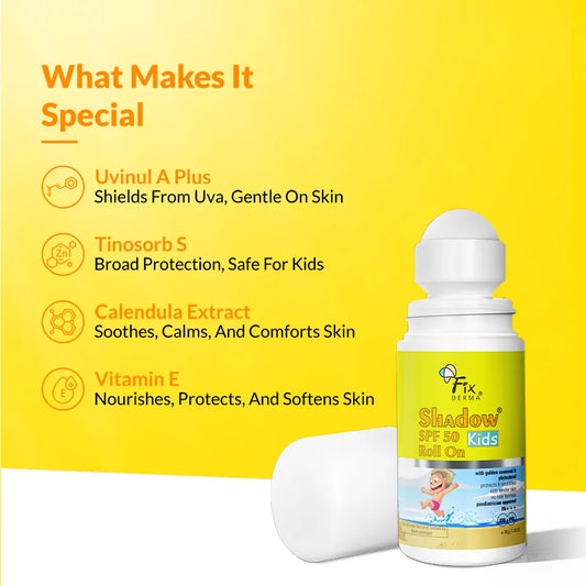 Shadow SPF 50 Roll on Sunscreen for Kids