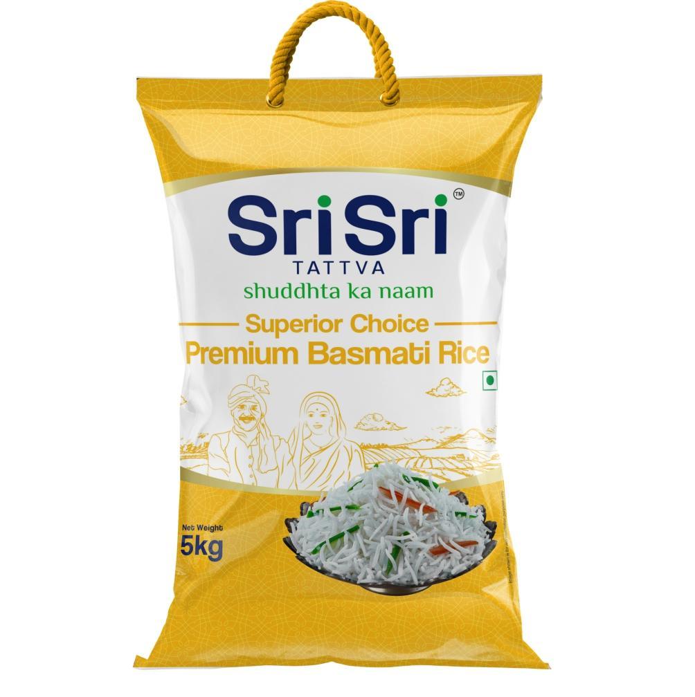 【Sri Sri Tattva】 Premium Basmati Rice| プレミアム バスマティライス| 5kg