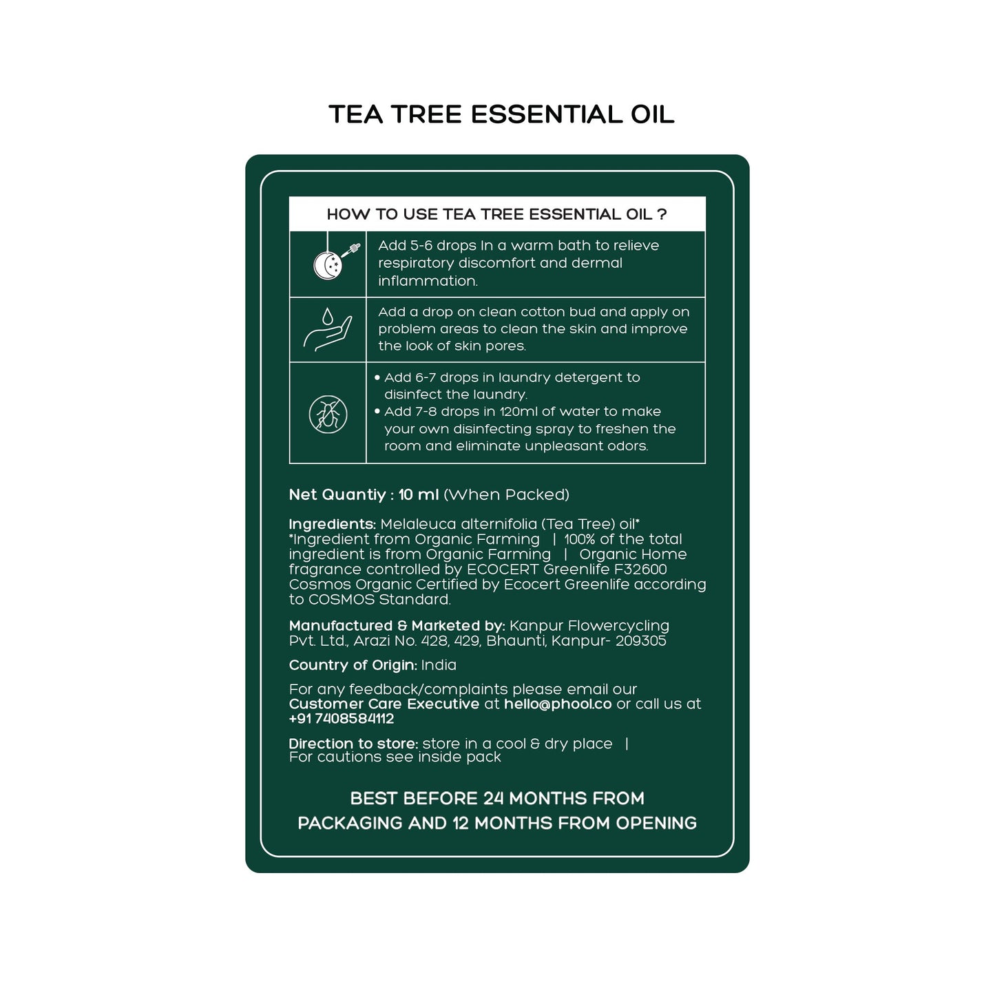 Tea Tree Essential Oil (10ml)