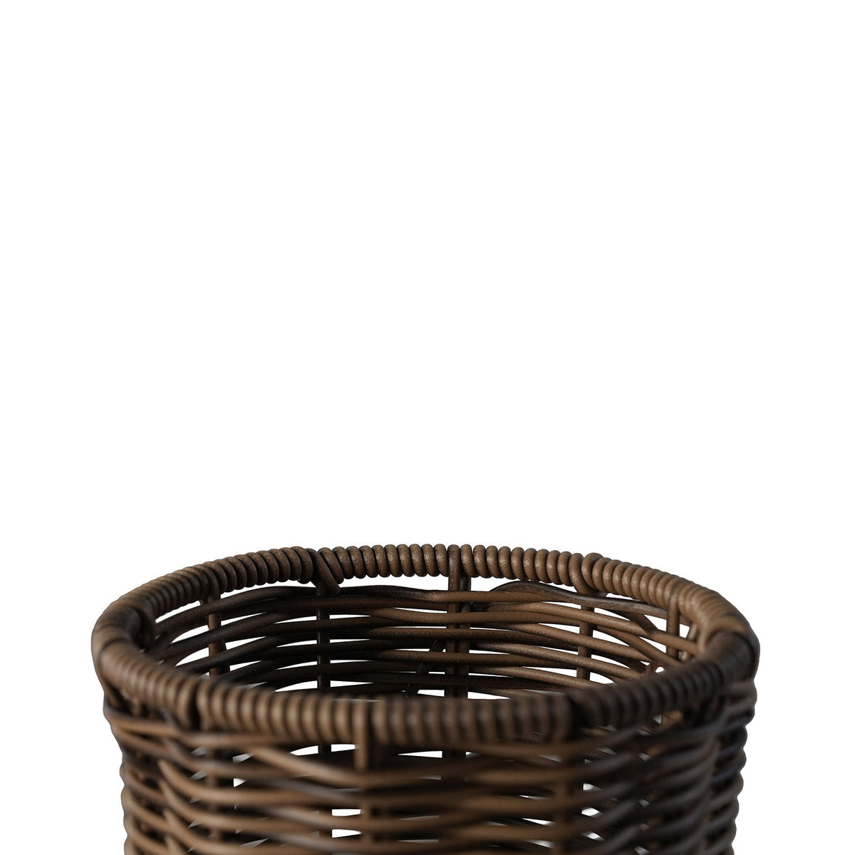【Pure Home + Living】 Natural Wicker Design Decorative Vase|ナチュラル ウィッカーデザイン デコラティブ ベース(花瓶)|15×15×30cm