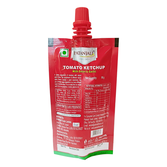 Patanjali Tomato Ketchup With Onion Garlic (950 g) 90g