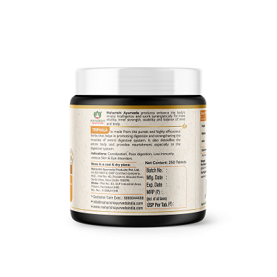 Maharishi Ayurveda Triphala Tablets – Digestive Detox & Gut Health Support